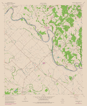 Picture of CHANCES STORE TEXAS QUAD - USGS 1980