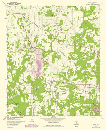 Picture of CASON TEXAS QUAD - USGS 1980