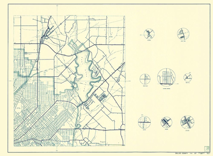 Picture of DALLAS TEXAS CITIES 3 OF 4 - HIGHWAY DEPT 1936