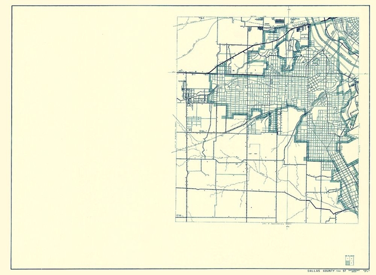 Picture of DALLAS TEXAS CITIES 2 OF 4 - HIGHWAY DEPT 1936