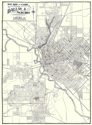 Picture of DALLAS, SUBURBS TEXAS - WEICHSEL 1919