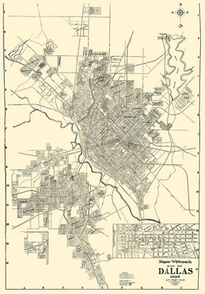 Picture of DALLAS TEXAS - WEST 1925