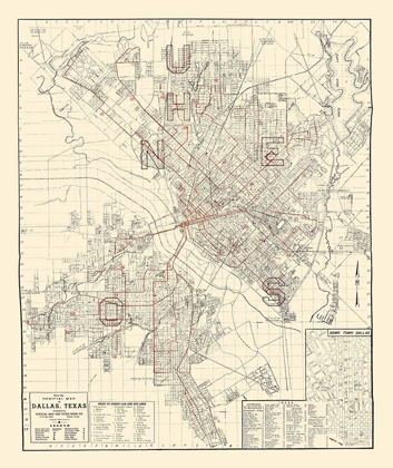 Picture of DALLAS TEXAS - EVANS 1937