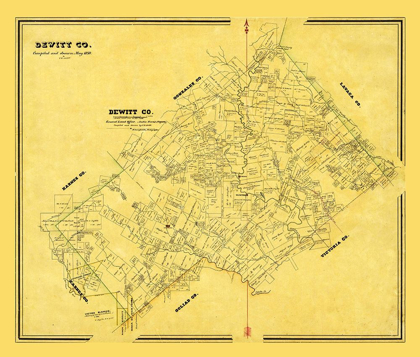 Picture of DEWITT COUNTY TEXAS - ARLITT 1870