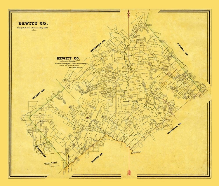 Picture of DEWITT COUNTY TEXAS - ARLITT 1870