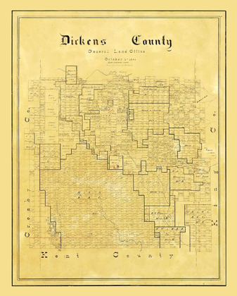 Picture of DICKENS COUNTY TEXAS - ARLITT 1891