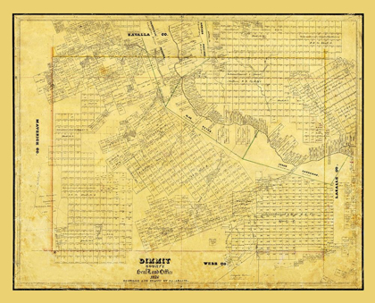Picture of DIMMIT COUNTY TEXAS - ARLITT 1876