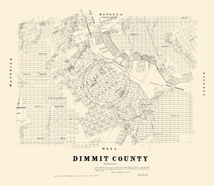 Picture of DIMMIT COUNTY TEXAS - WALSH 1879