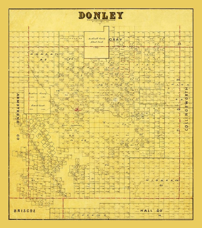 Picture of DONLEY COUNTY TEXAS - 1880