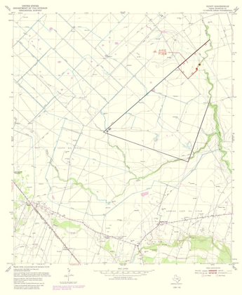 Picture of EGYPT TEXAS QUAD - USGS 1981