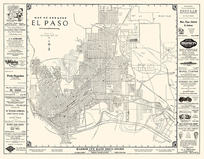 Picture of EL PASO TEXAS - WESTERN 1938