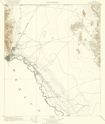 Picture of EL PASO TEXAS QUAD - USGS 1907