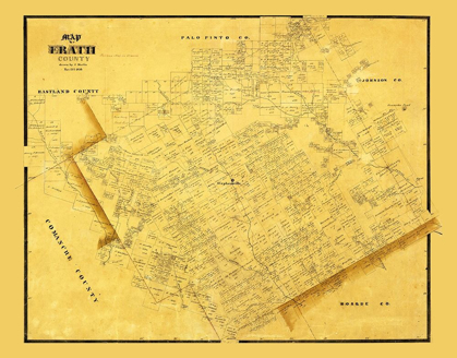 Picture of ERATH COUNTY TEXAS - MARTIN 1856