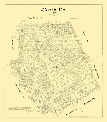 Picture of ERATH COUNTY TEXAS - WALSH 1879