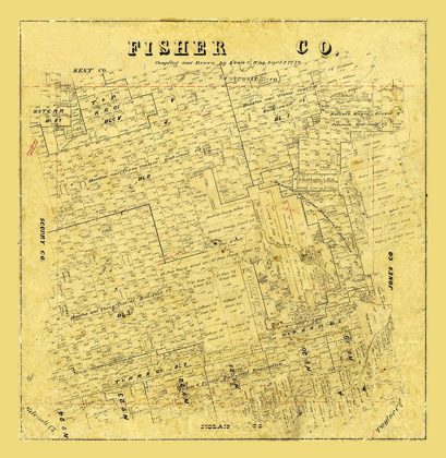 Picture of FISHER COUNTY TEXAS - WISE 1879