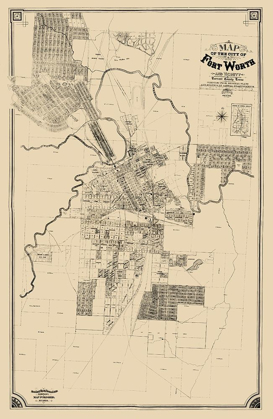 Picture of FORT WORTH TEXAS - KING 1888