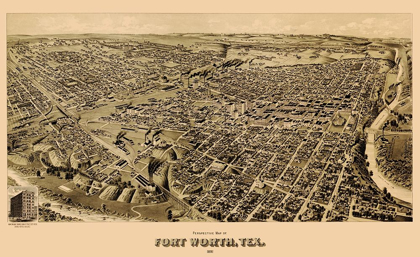 Picture of FORT WORTH TEXAS - WELLGE 1891