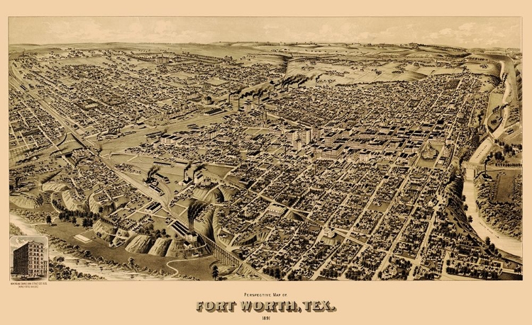 Picture of FORT WORTH TEXAS - WELLGE 1891