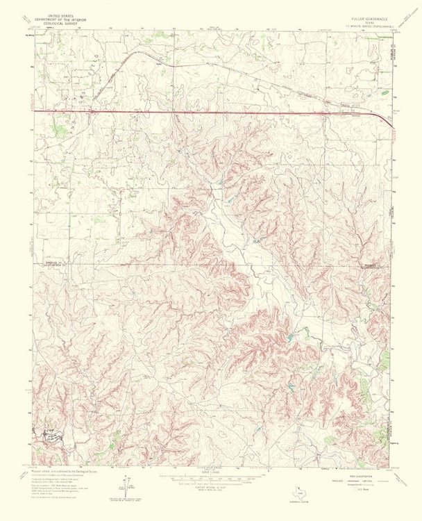 Picture of FULLER TEXAS QUAD - USGS 1967