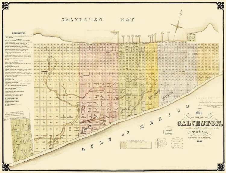 Picture of GALVESTON TEXAS LANDOWNER - LABATT 1869