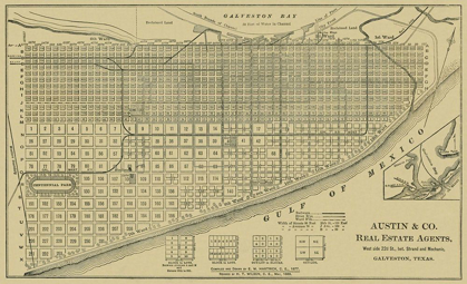 Picture of GALVESTON TEXAS - AUSTIN 1891