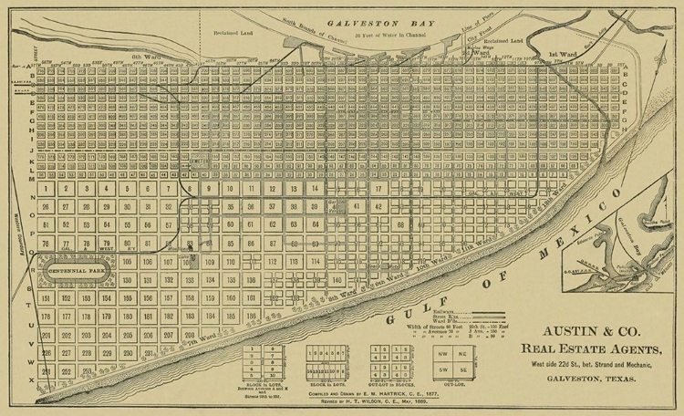 Picture of GALVESTON TEXAS - AUSTIN 1891