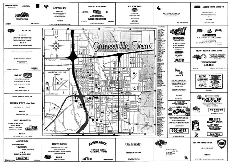 Picture of GAINESVILLE TEXAS - CHAMBER OF COMMERCE 1967