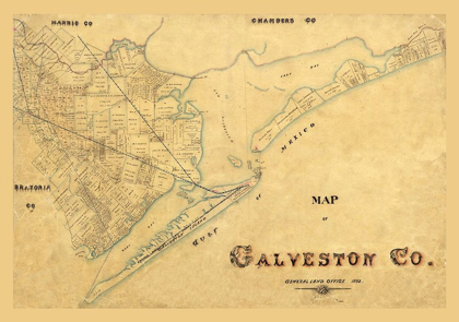 Picture of GALVESTON COUNTY TEXAS - 1897