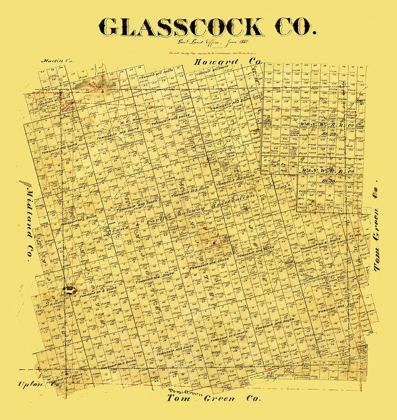 Picture of GLASSCOCK COUNTY TEXAS - 1887