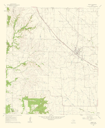 Picture of GODLEY TEXAS QUAD - USGS 1963