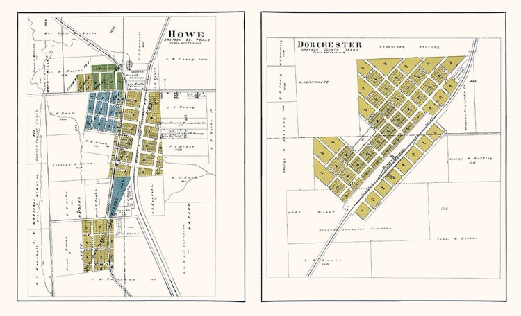 Picture of HOWE, DORCHESTER TEXAS LANDOWNER - JACKSON 1908