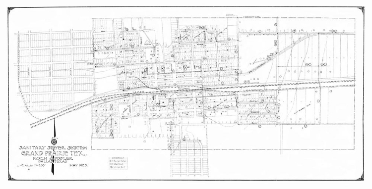 Picture of GRAND PRAIRIE TEXAS SEWER SYSTEM - KOCH 1923