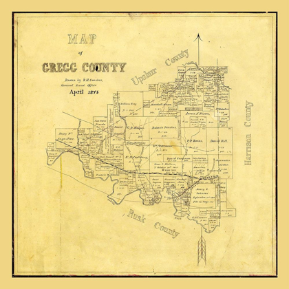 Picture of GREGG COUNTY TEXAS - COUSINS 1874