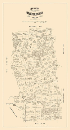 Picture of GRIMES COUNTY TEXAS - WALSH 1880