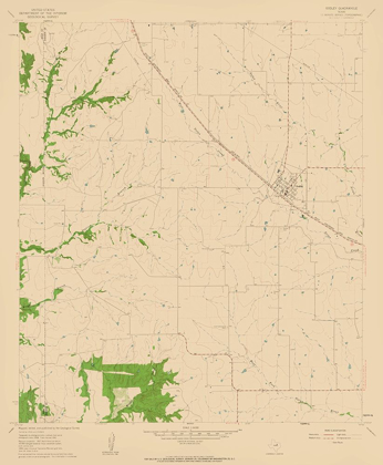 Picture of GODLEY TEXAS QUAD - USGS 1961
