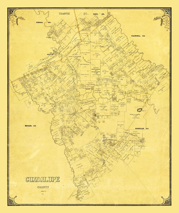 Picture of GUADALUPE COUNTY TEXAS - 1854