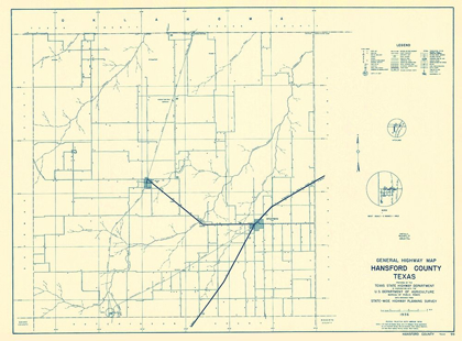 Picture of HANSFORD TEXAS - HIGHWAY DEPT 1940