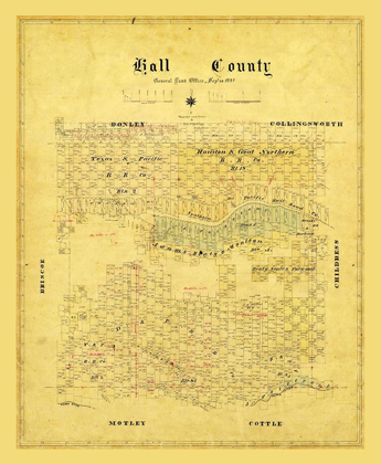 Picture of HALL COUNTY TEXAS - 1881