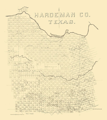 Picture of HARDEMAN COUNTY TEXAS - 1880