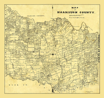 Picture of HARRISON COUNTY TEXAS - 1871