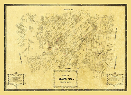 Picture of HAYS COUNTY TEXAS - ARLITT 1861