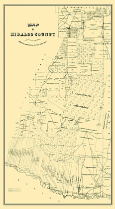 Picture of HIDALGO TEXAS - LAND OFFICE 1880