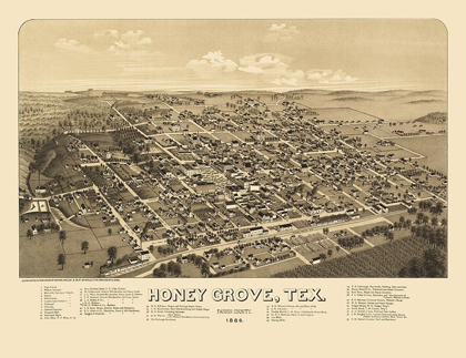 Picture of HONEY GROVE TEXAS - NORRIS 1886