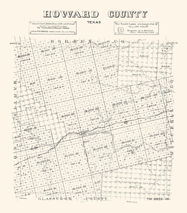 Picture of HOWARD COUNTY TEXAS - STAKEMANN 1890