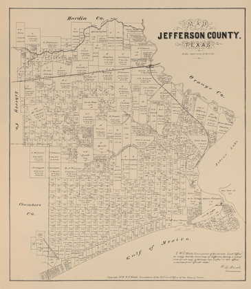Picture of JEFFERSON COUNTY TEXAS - WALSH 1879