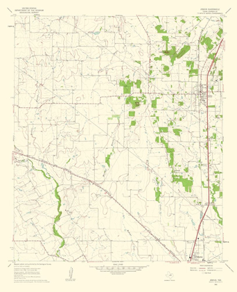 Picture of JOSHUA TEXAS QUAD - USGS 1963