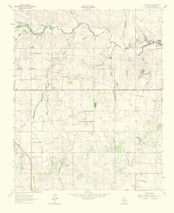 Picture of KELTON NORTHWEST TEXAS QUAD - USGS 1965