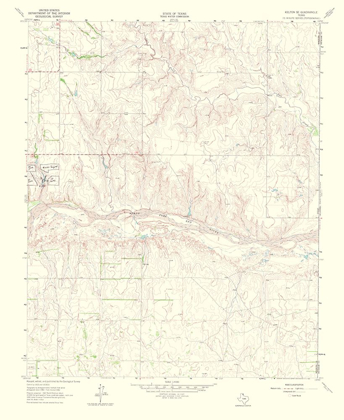 Picture of KELTON SOUTHEAST TEXAS QUAD - USGS 1965