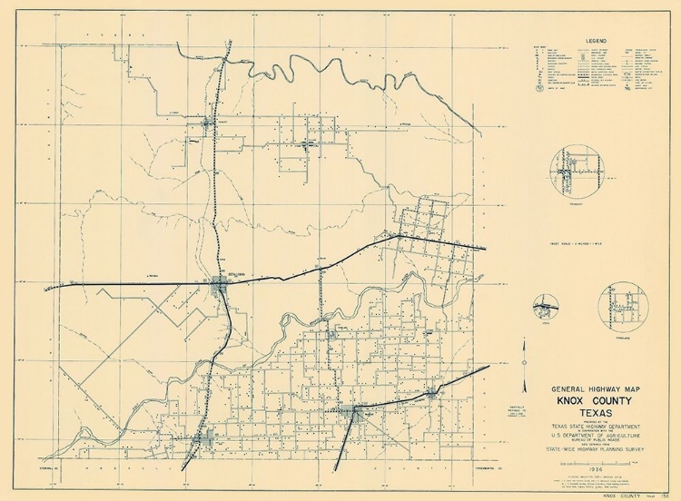 Picture of KNOX TEXAS HIGHWAY - HIGHWAY DEPT 1936