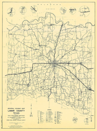 Picture of LAMAR TEXAS HIGHWAY - HIGHWAY DEPT 1936